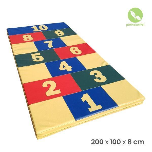 Turnmatte 200 x 100 x 8 cm «Hopscotch»