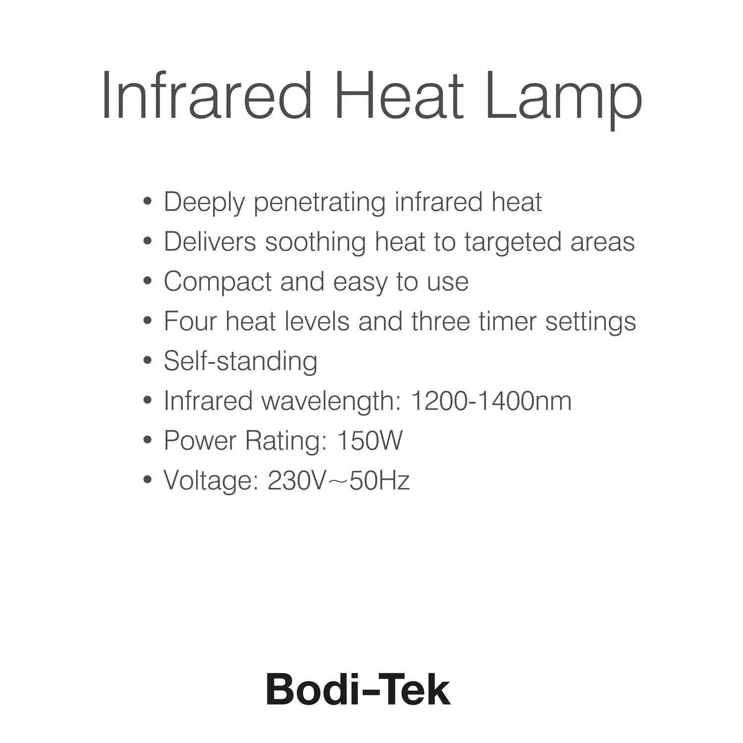 Bodi-Tek Infrared Health Heat Lamp 11/11