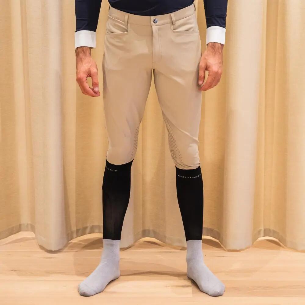 Mexico man breeches knee grip beige size 44 - Größe 5/5