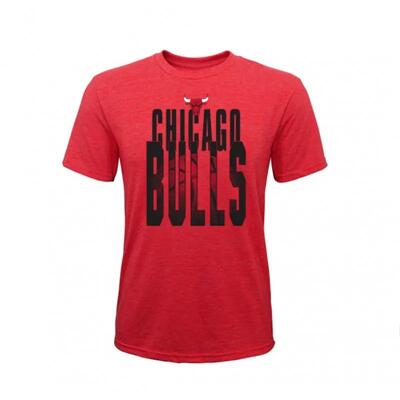 Outerstuff solar flair s/s tri-blend nba junior t-shirt rood