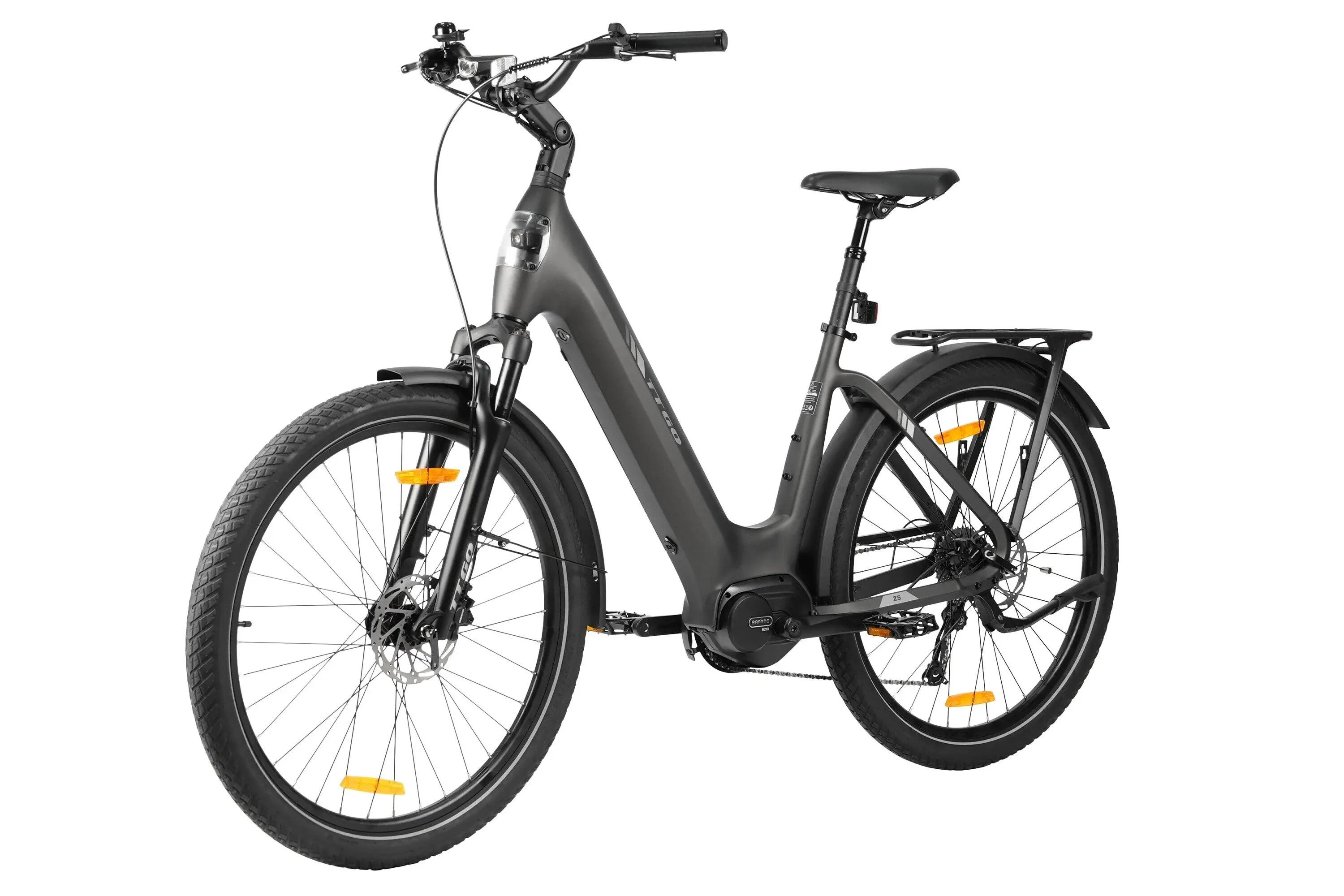 Z5 Miejski rower elektryczny z silnikiem centralnym 36V 18Ah 75Nm zasięg 130km 5/5