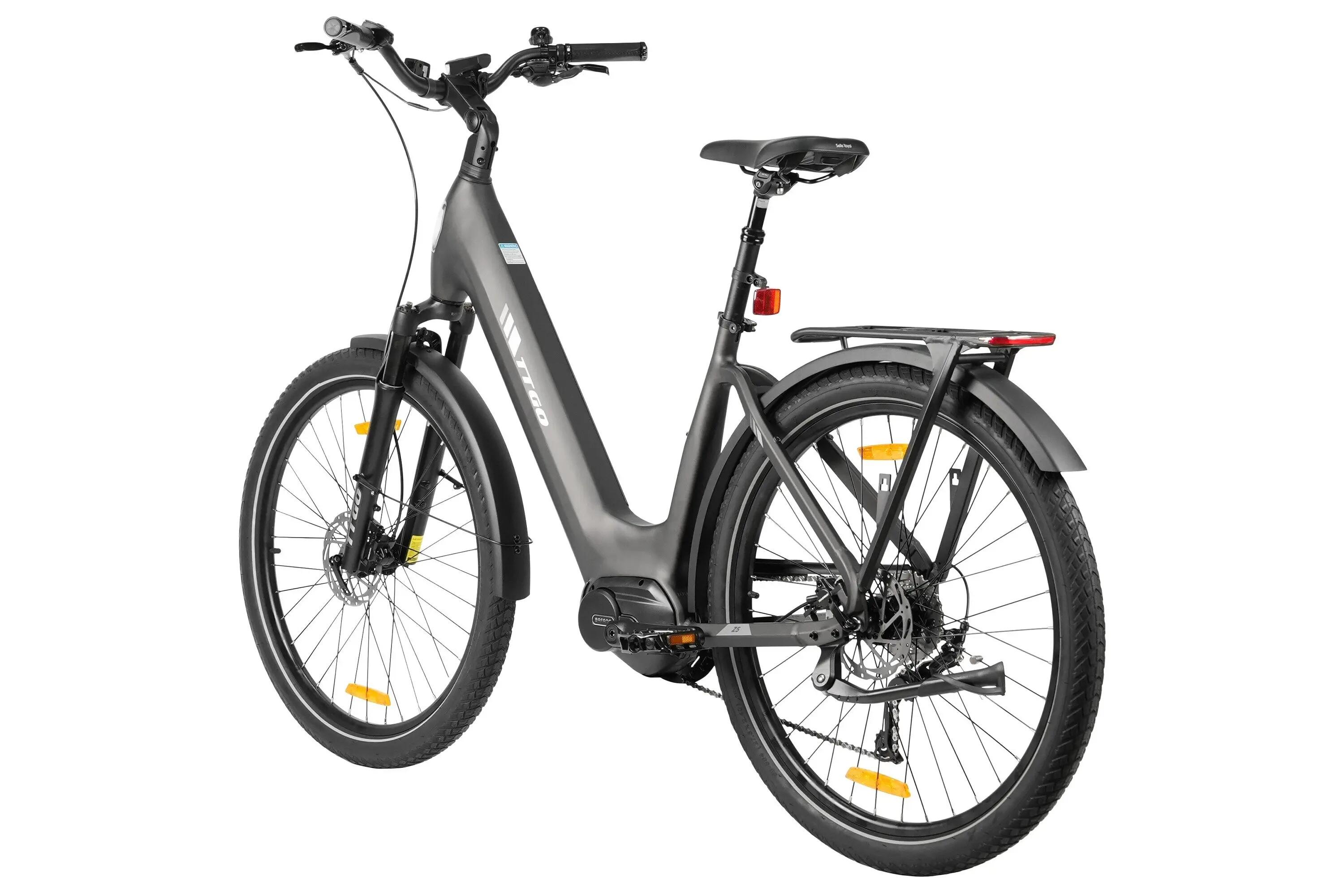Z5 Miejski rower elektryczny z silnikiem centralnym 36V 18Ah 75Nm zasięg 130km 4/5