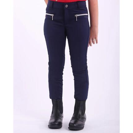 Pantalon équitation full grip fille QHP Tanya