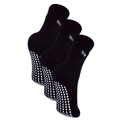 THMO - Enfant Chaussettes Antidérapantes Chaudes avec Grips pour Filles Garçon