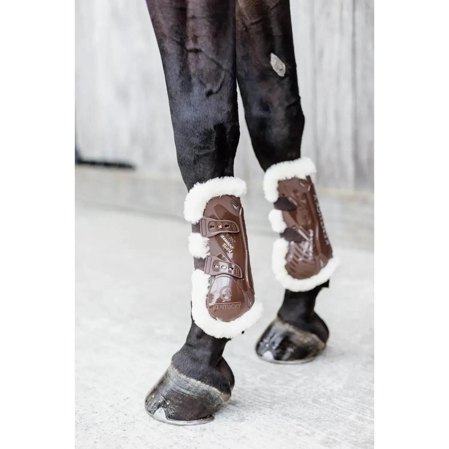 Guêtres pour cheval mouton vegan Kentucky Bamboo Elastic 5/7