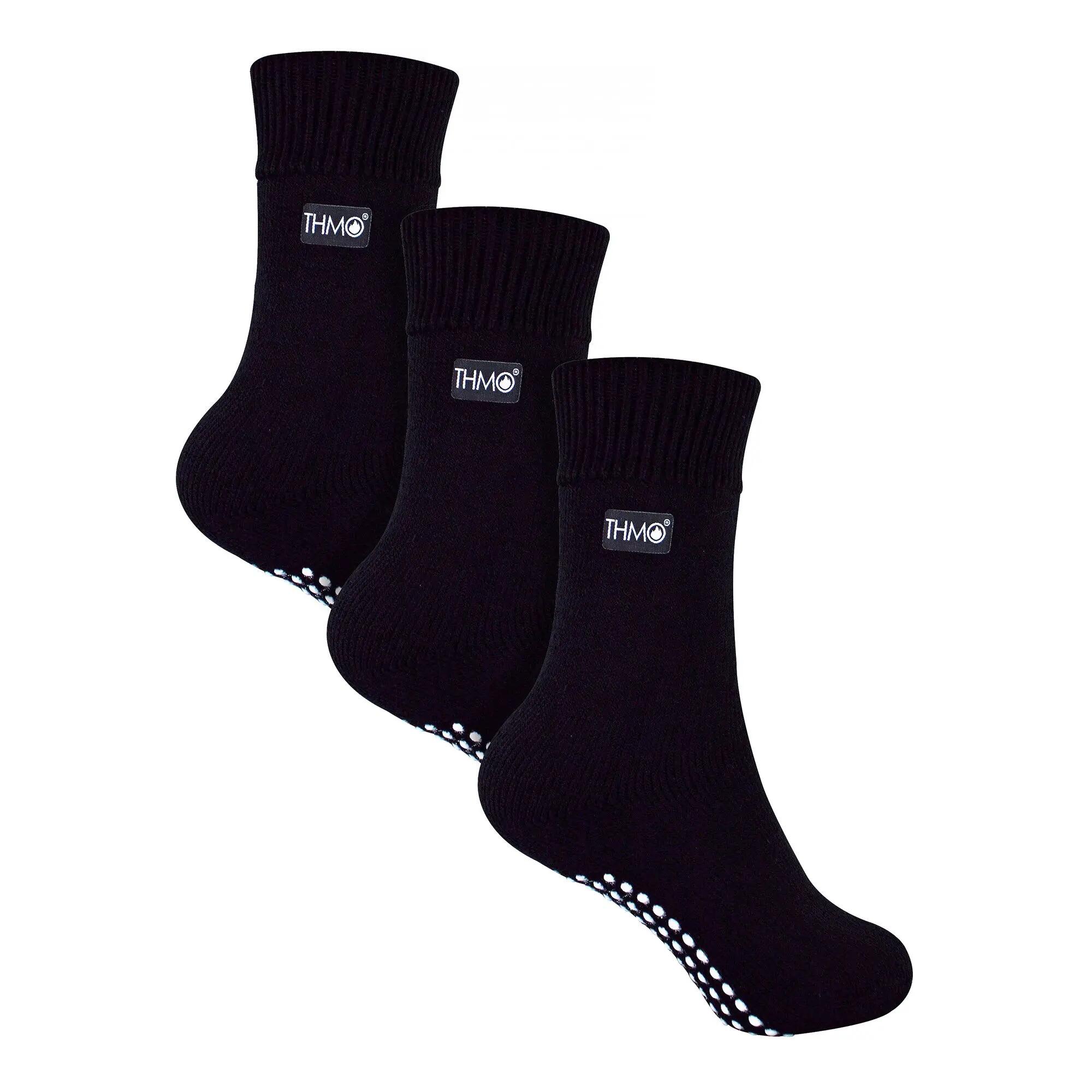 1 Pack Kids Indoor Thermal Slipper Socks with Grips 4/6