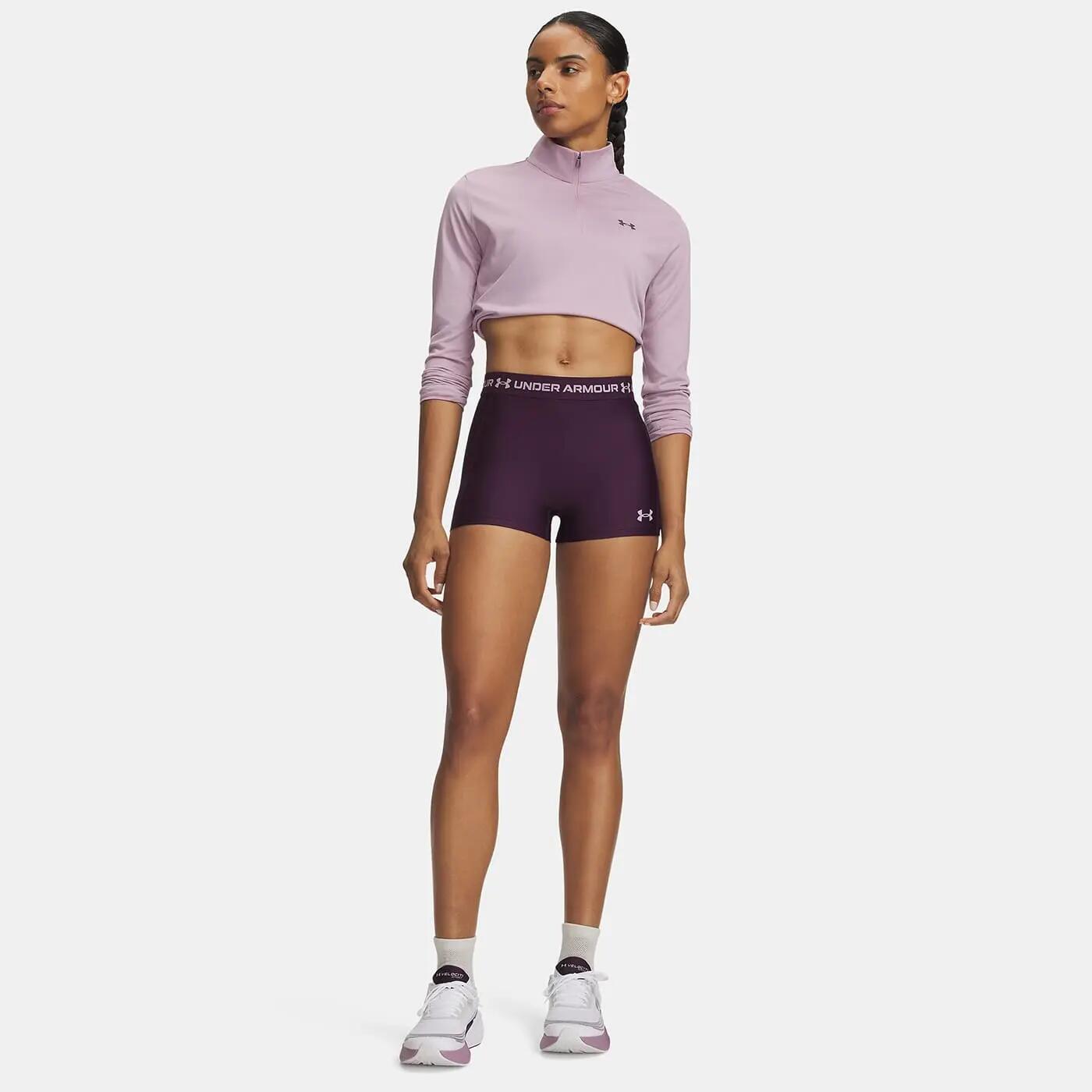 Shorty Under Armour HeatGear® 8cm pour femme Violet écho 3/3