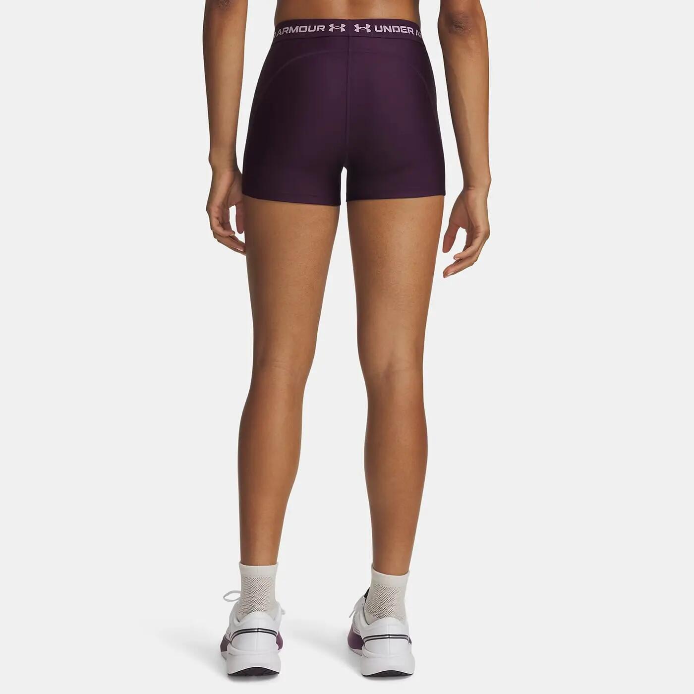 Shorty Under Armour HeatGear® 8cm pour femme Violet écho 2/3