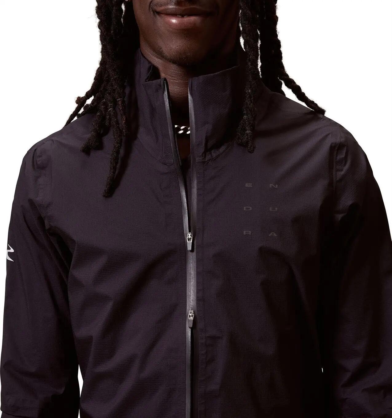 Chaqueta impermeable Endura AllTrack Race Cape negra para hombre 5/7