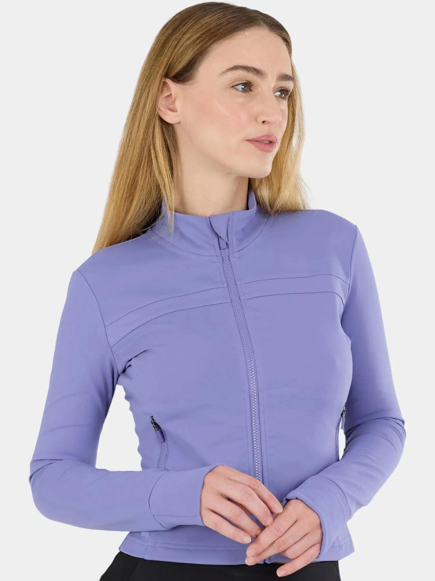 Sport T-Shirt Dames Flow Thermo Zip Up 5/7