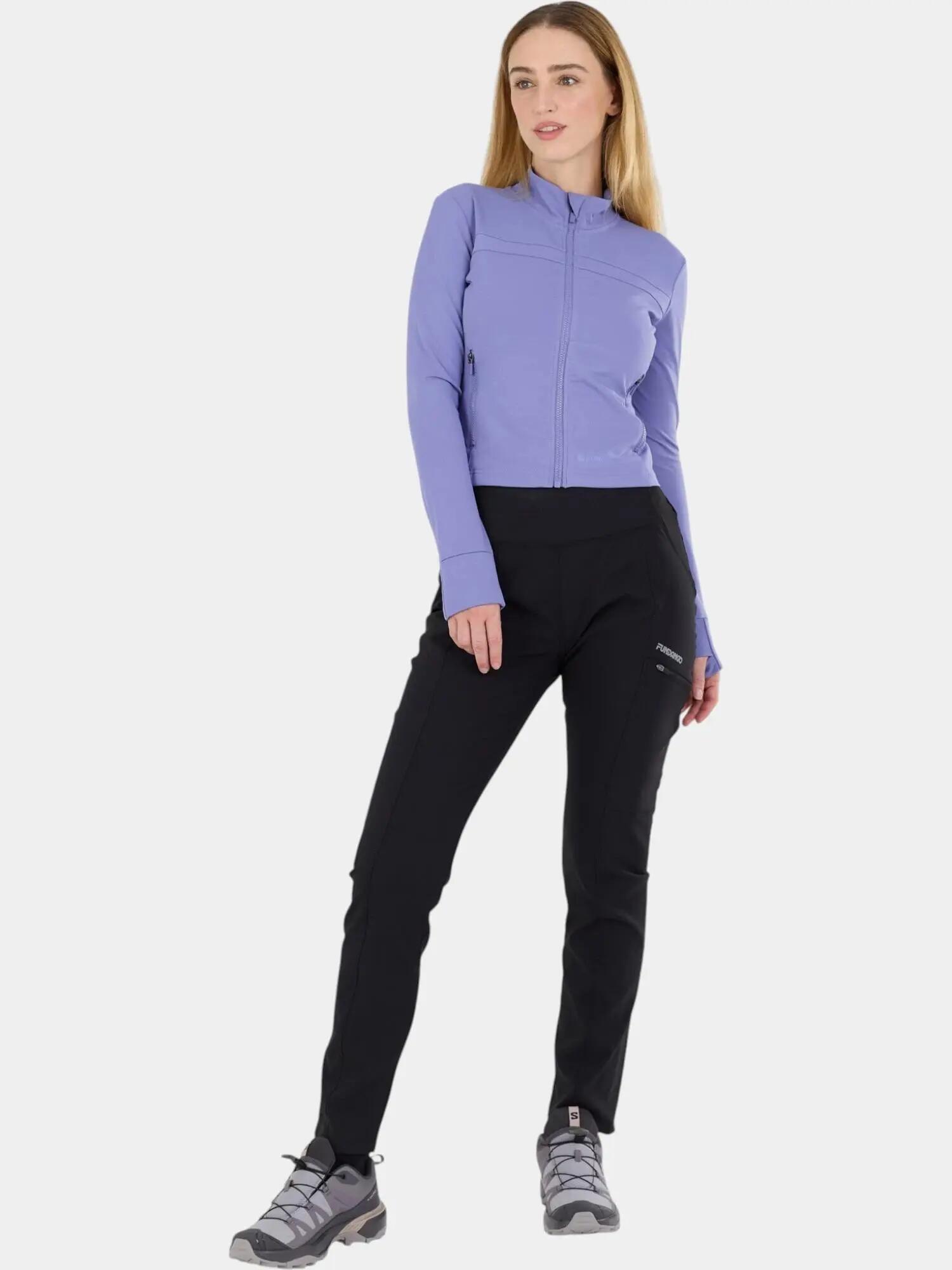 Sport T-Shirt Dames Flow Thermo Zip Up 3/7
