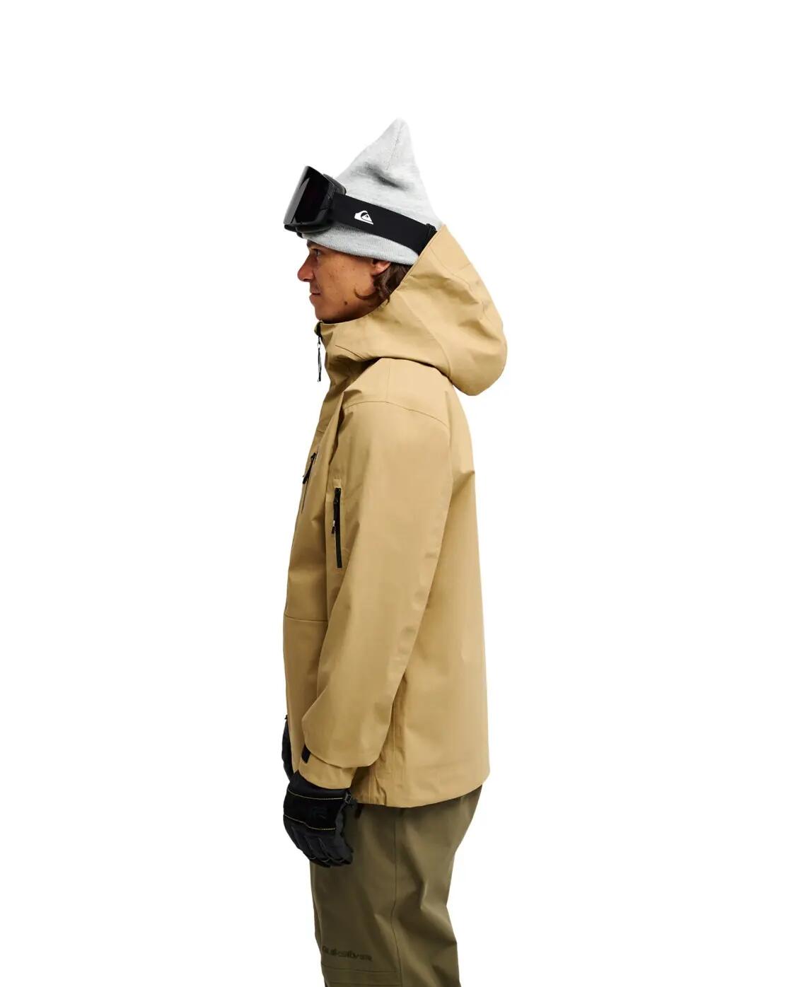 Technisch Snowjack OVERCAST 3L 20K Beige Heren 4/4