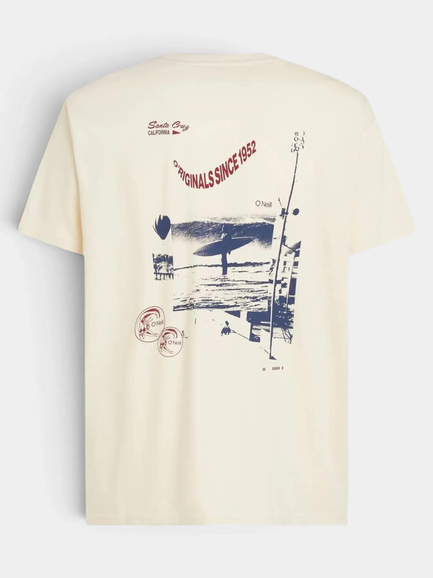 Tricou cu maneci scurte O'Riginals Retro Back Print T-Shirt barbati 6/7
