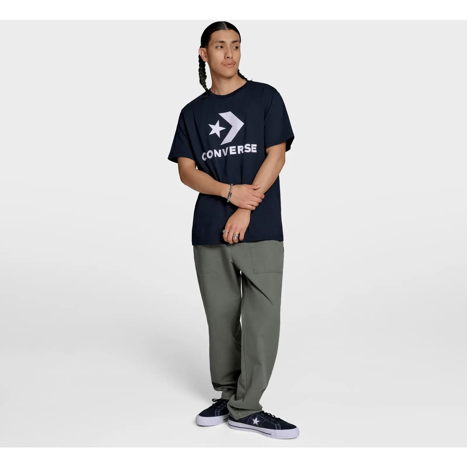 T-Shirt Converse Star Chev Logo Tee, Preto, Unissex 3/5