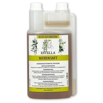 Nierensaft - Kräutersaft Detox Pferde
