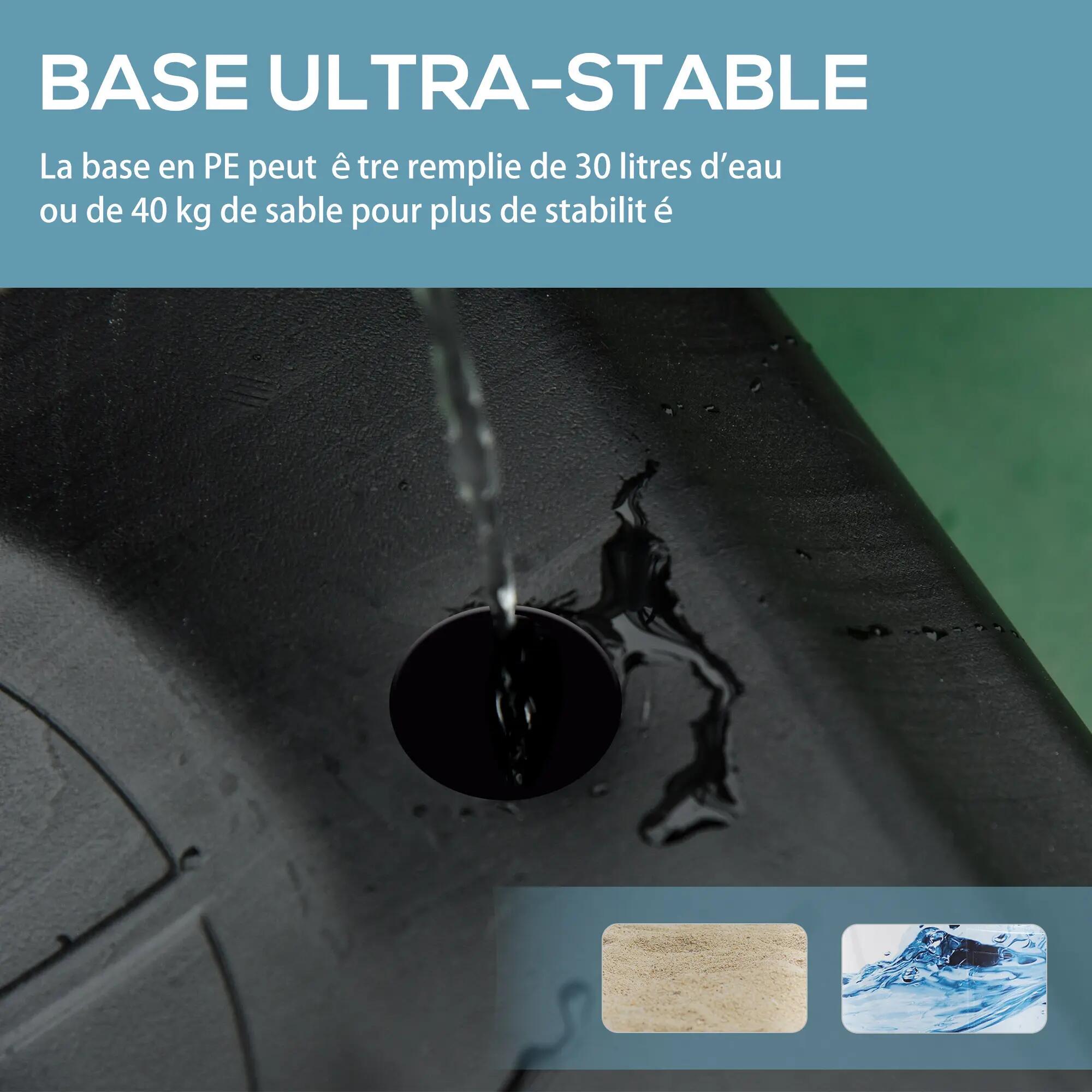 Panier de basket extérieur hauteur réglable 160–210 cm panier de basket sur 8/9