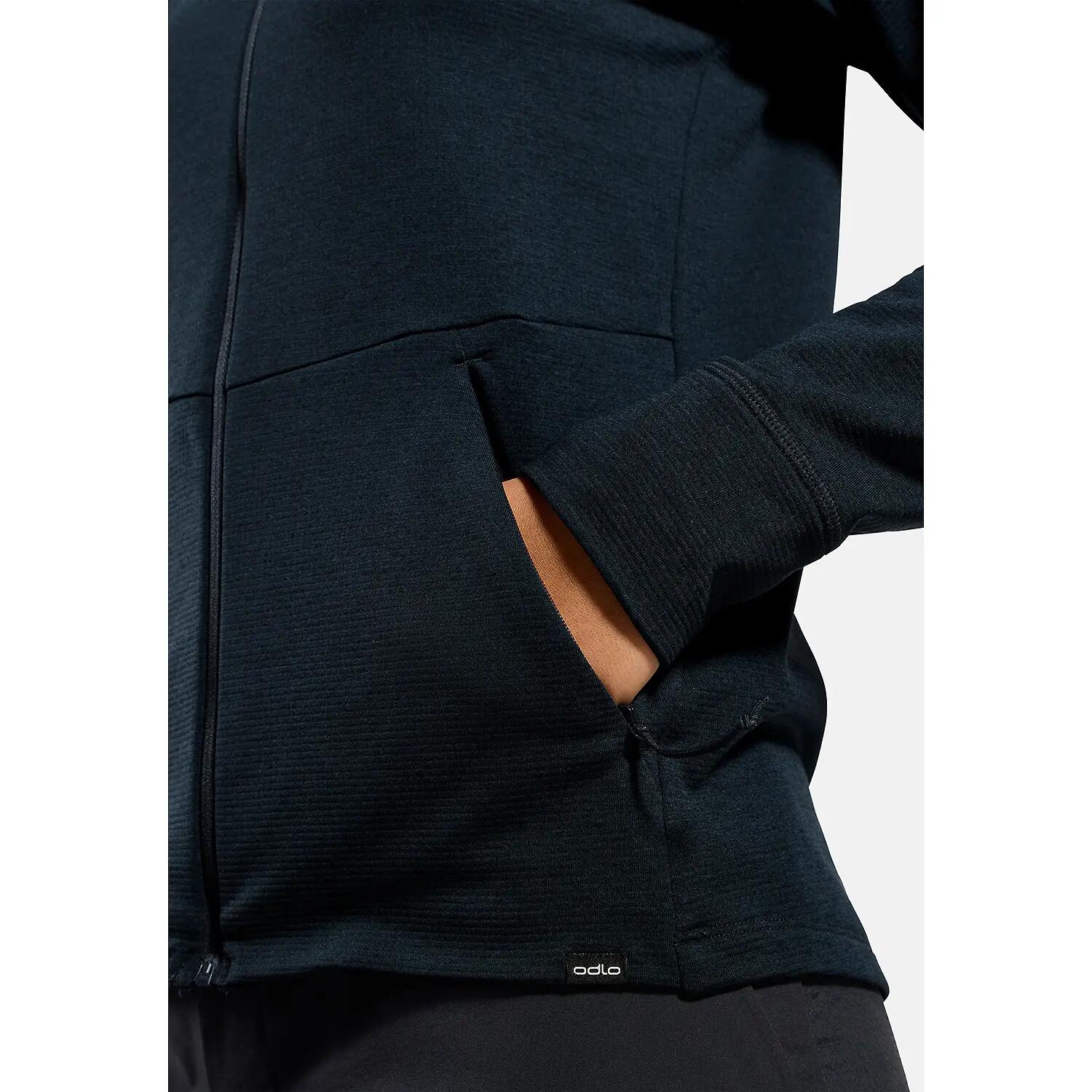 Damen Longsleeve GRID FLEECE 5/5