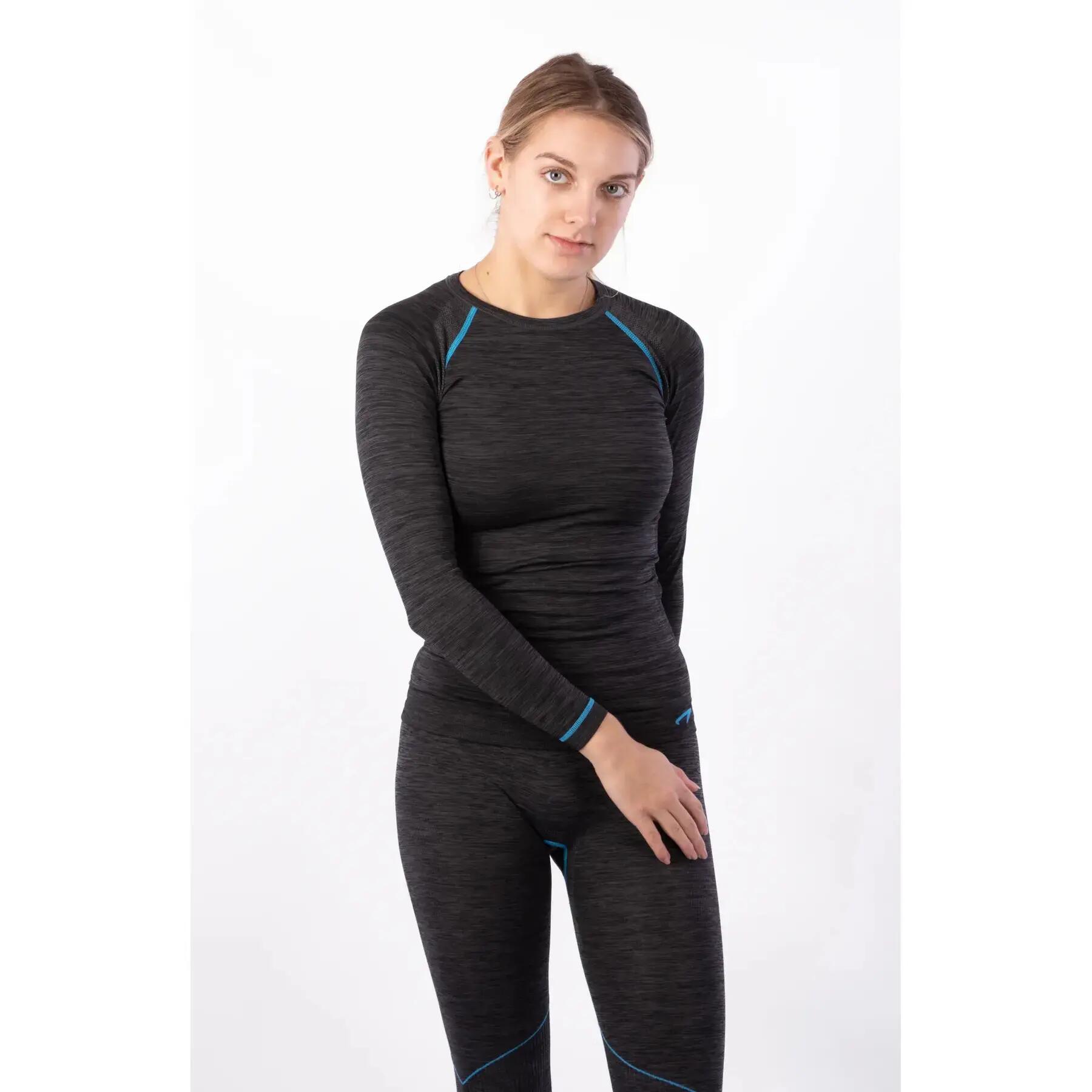 Thermisch Compressie Shirt Lange Mouwen Dames Avento Superior 2/5