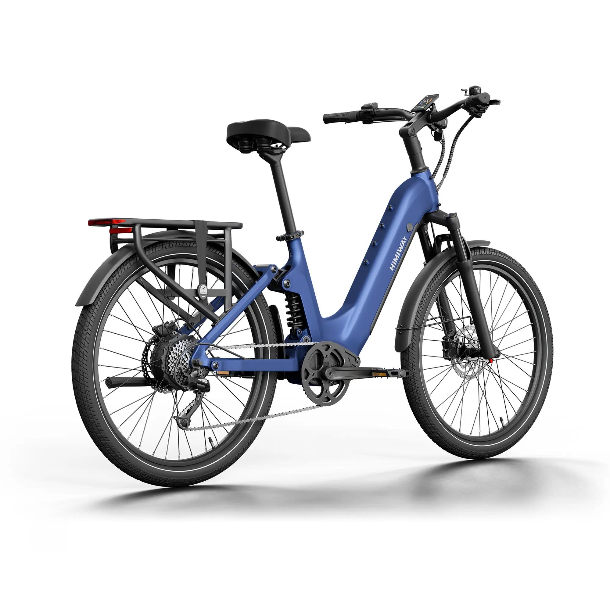 A7 Bicicleta eléctrica urbana con doble suspensión 48V 15Ah 70Nm 200kg 5/6