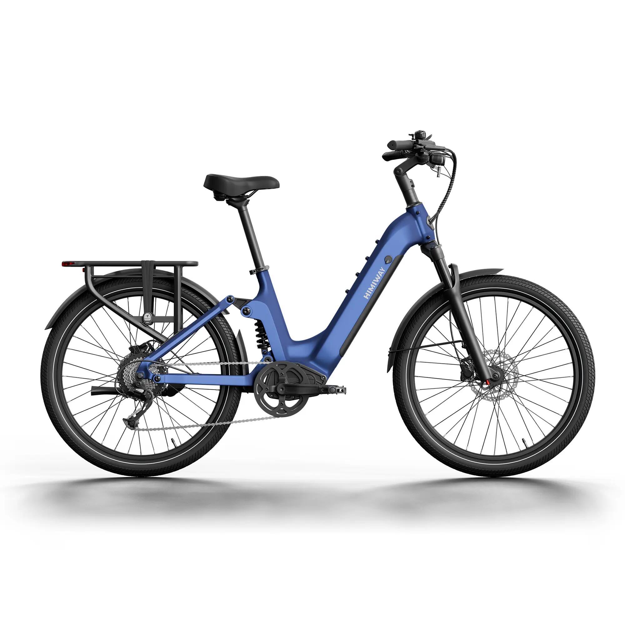 A7 Bicicleta eléctrica urbana con doble suspensión 48V 15Ah 70Nm 200kg 2/6