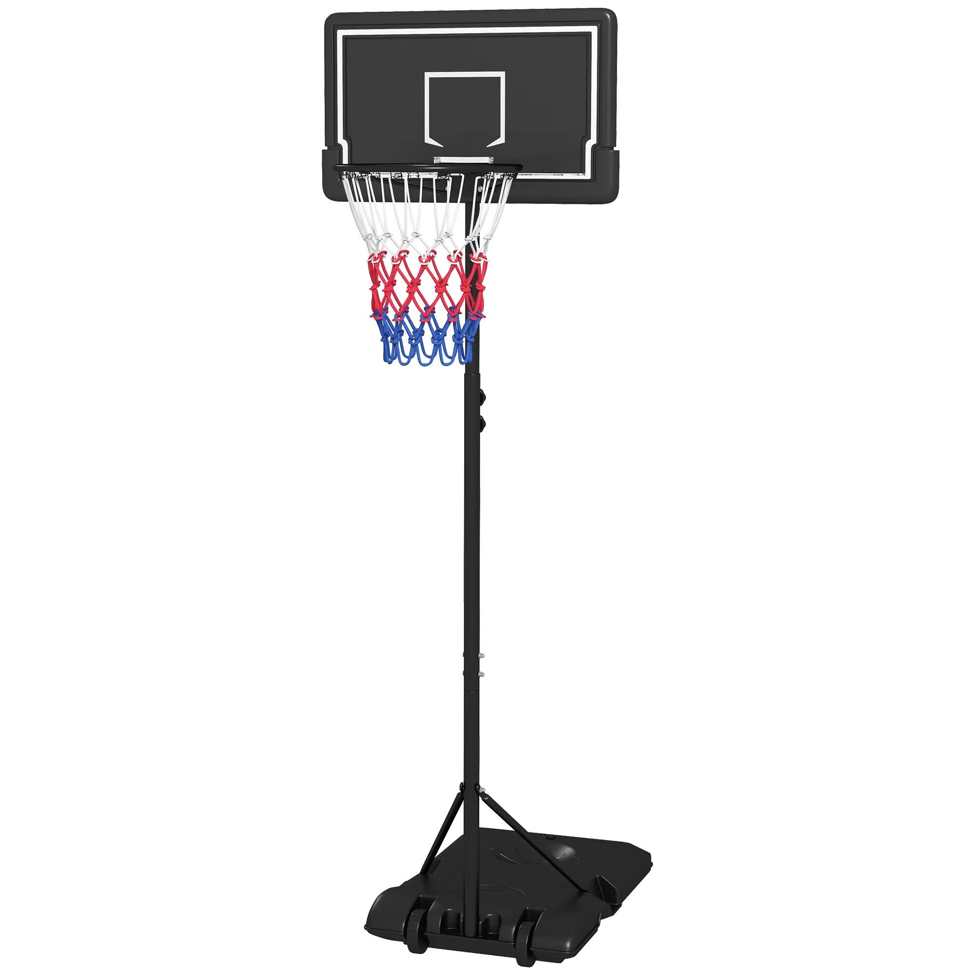 Panier de basket extérieur hauteur ajustables 182-213/220-250 cm panier de 2/9