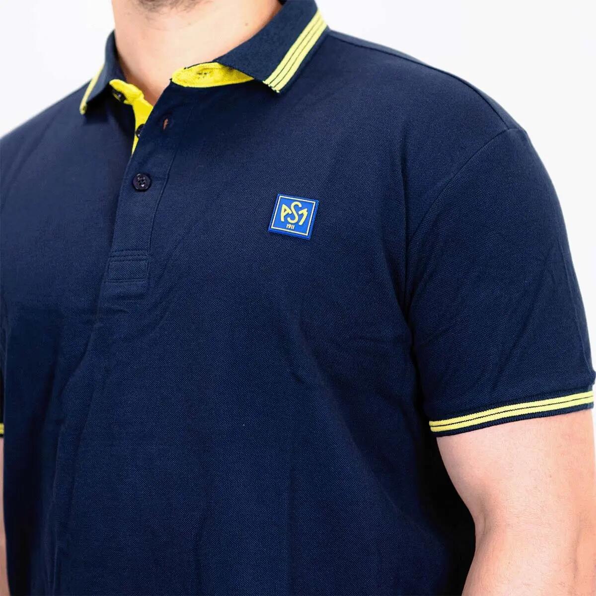 Polo ASM Clermont-Auvergne Cebazat pour homme Bleu marine 3/3