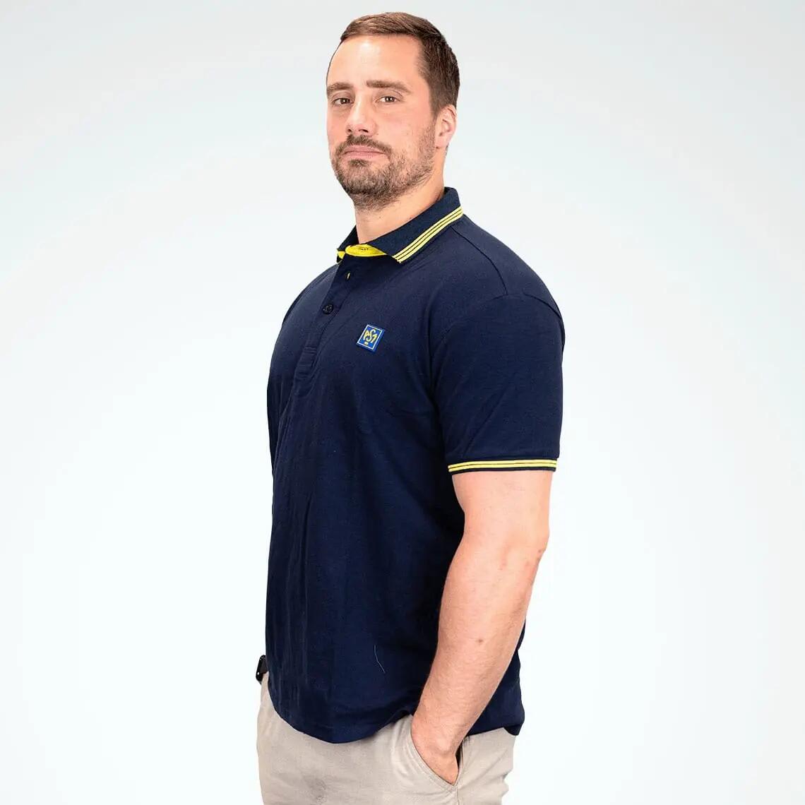 Polo ASM Clermont-Auvergne Cebazat pour homme Bleu marine 2/3
