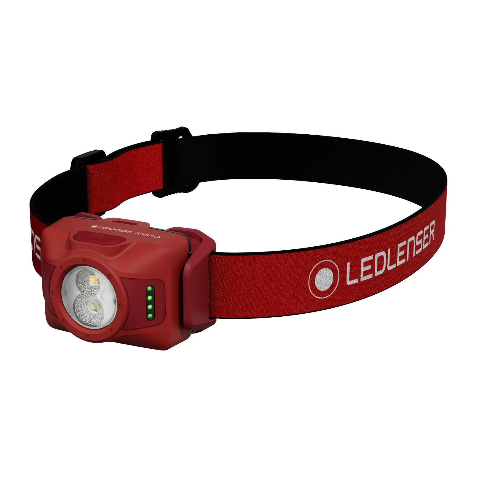 Lampe frontale rechargeable LED, 650lm, 130m, IP67, Rouge, HF4R RGB 3/7