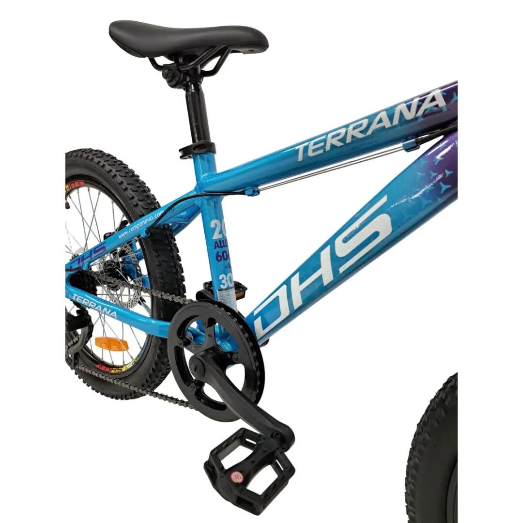 Dhs Terrana 2023B kinderfiets, model 2026 – 20 inch, blauw-paars 7/7