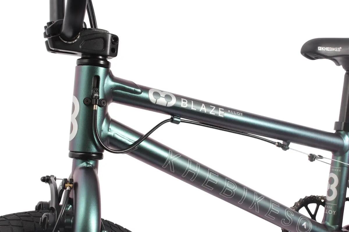 BMX dětské alu BLAZE AL zelené 18" 9,3kg lehké odolné kolo 6/14