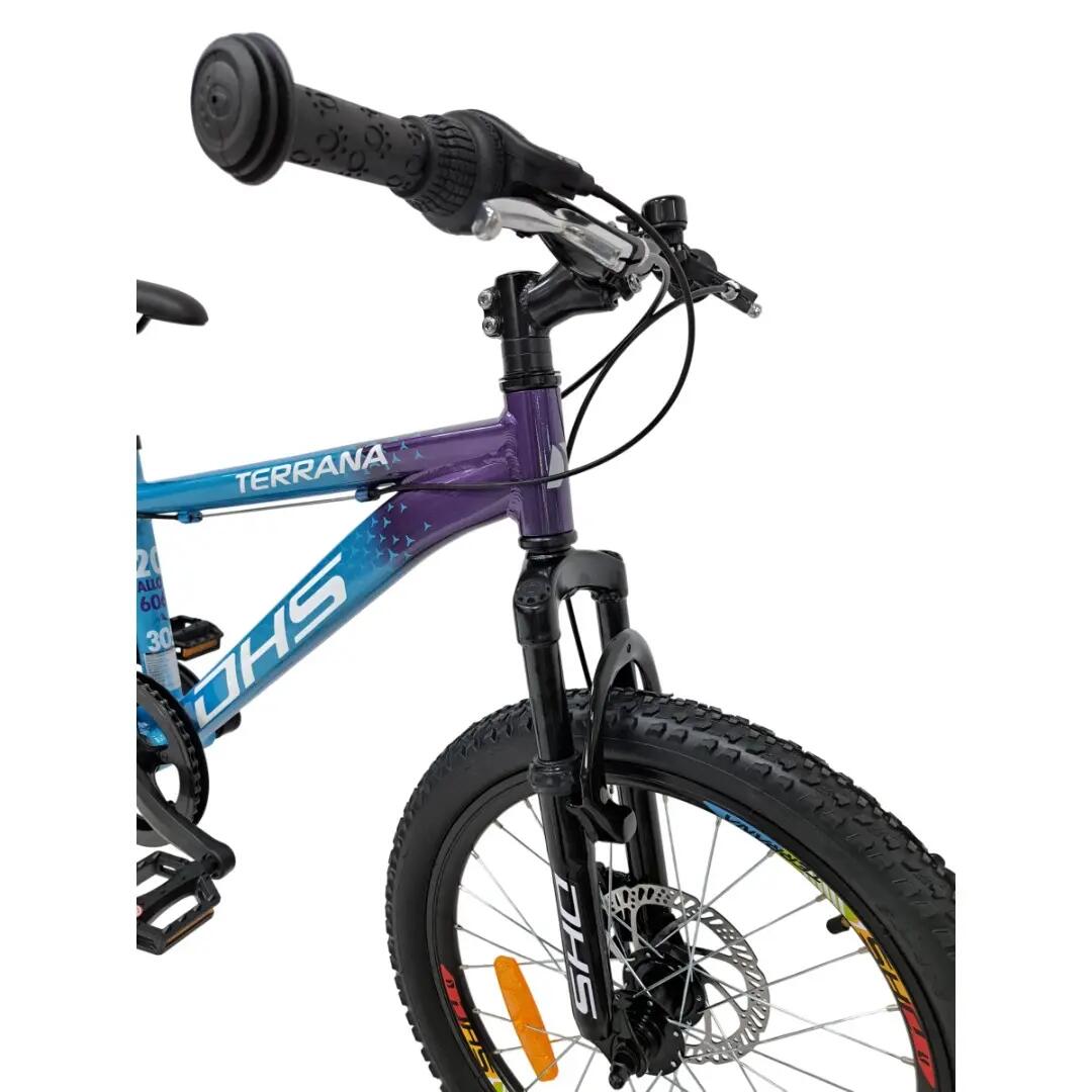 Dhs Terrana 2023B kinderfiets, model 2026 – 20 inch, blauw-paars 4/7