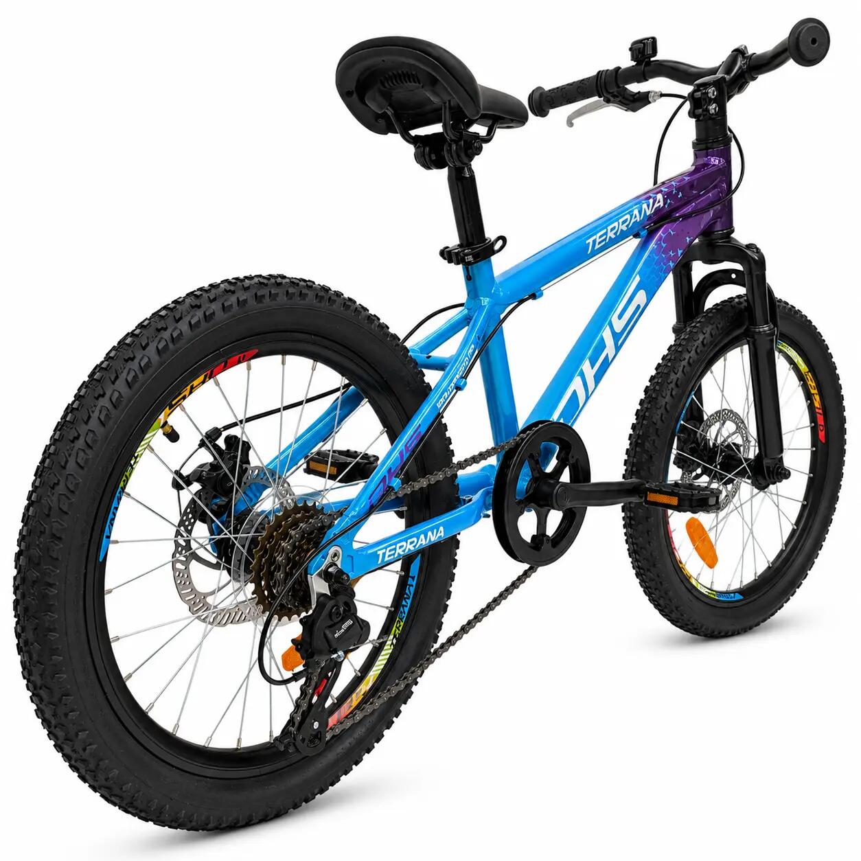 Dhs Terrana 2023B kinderfiets, model 2026 – 20 inch, blauw-paars 3/7