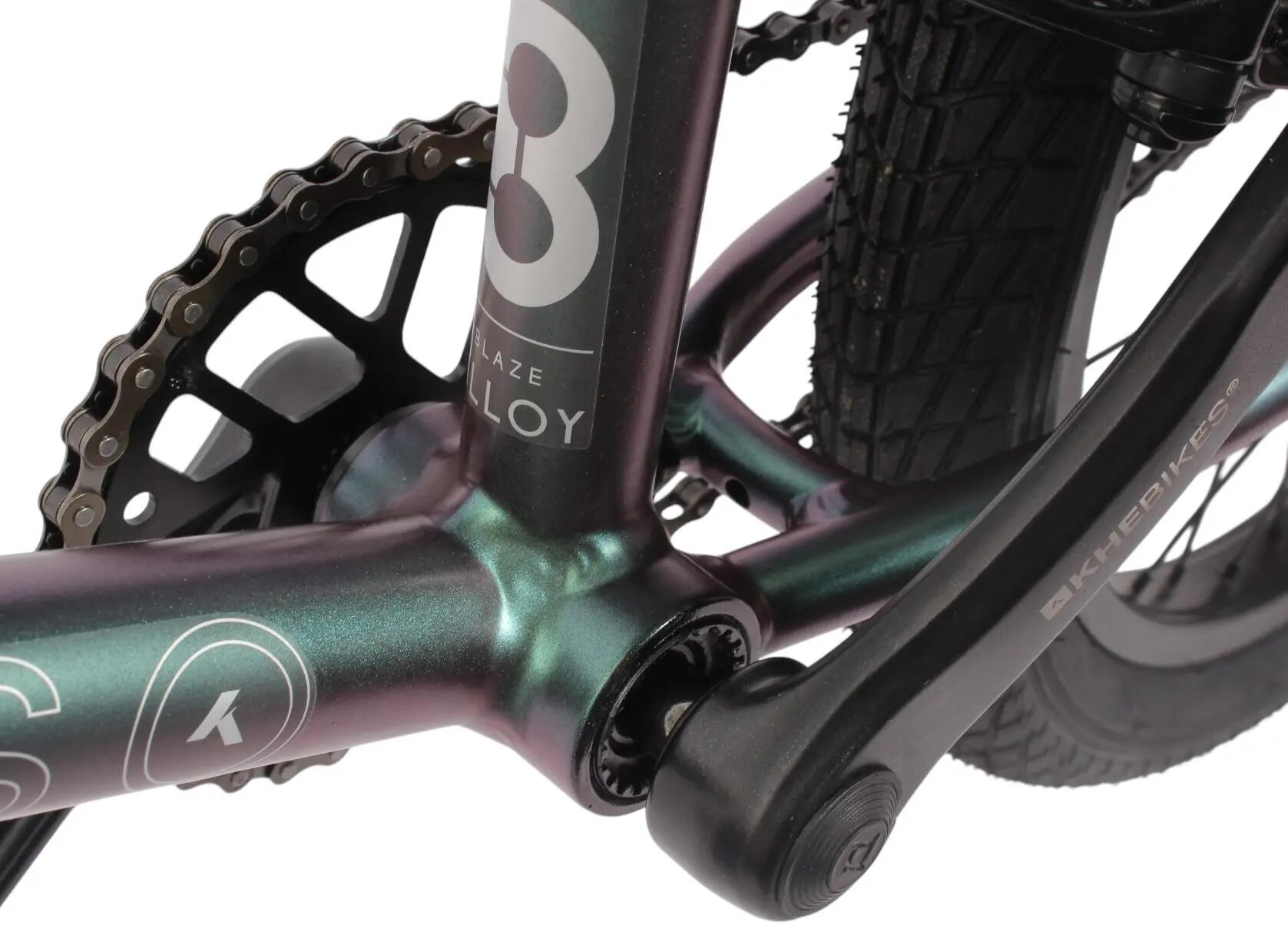 BMX dětské alu BLAZE AL zelené 18" 9,3kg lehké odolné kolo 11/14
