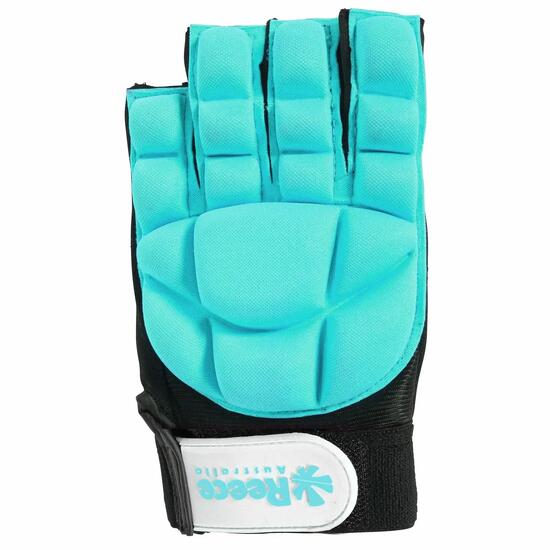 herren - hockey - handschuhe - halb-finger, gepolstert - Reece - orange
