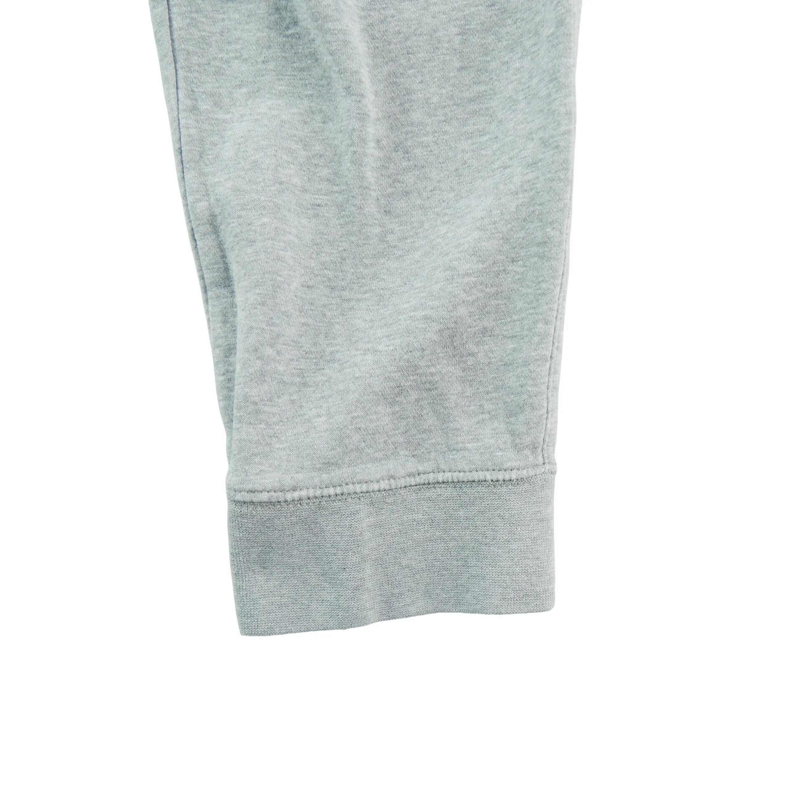 Heren jogging met geborduurde Swoosh grijs 4/5