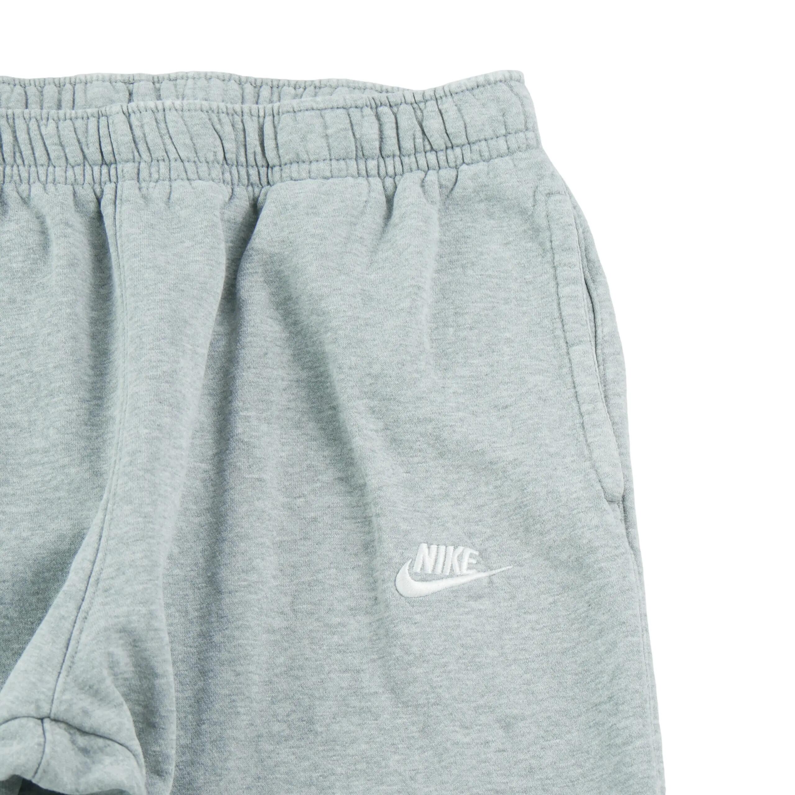 Heren jogging met geborduurde Swoosh grijs 3/5