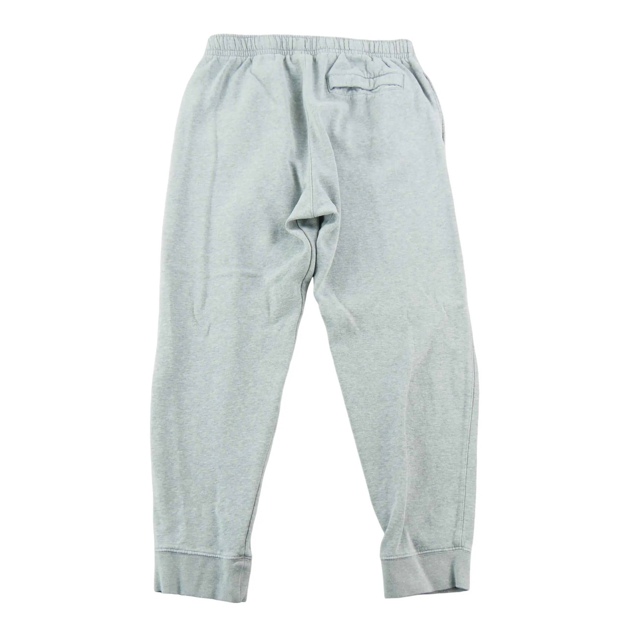 Heren jogging met geborduurde Swoosh grijs 2/5