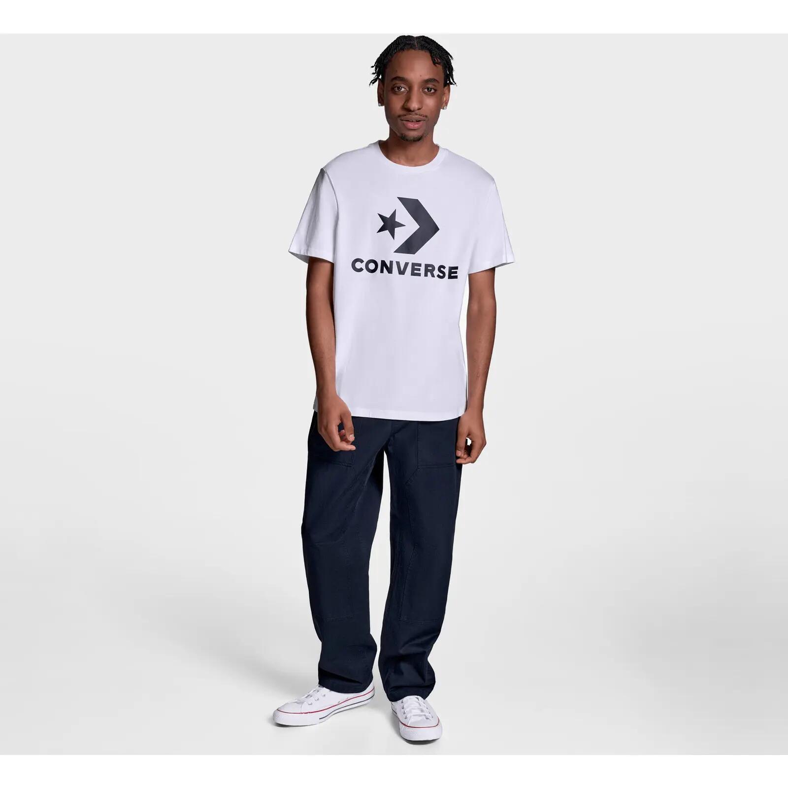 T-Shirt Converse Star Chev Logo Tee, Branco, Unissex 3/5