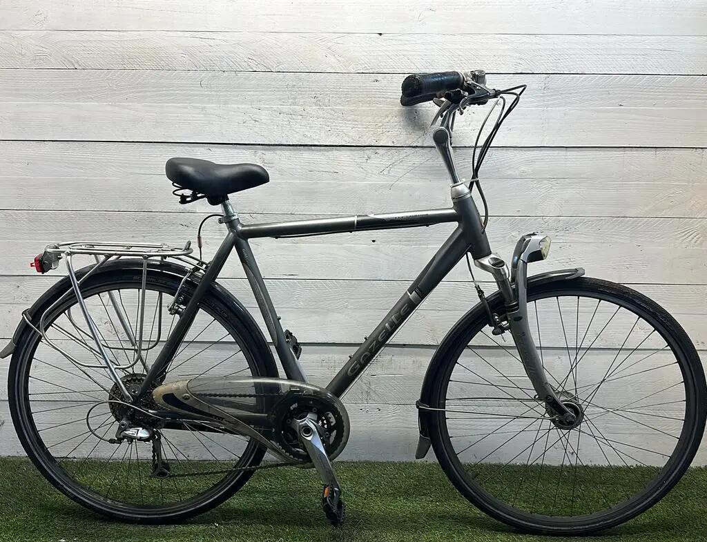 Gazelle stadsfiets bike, metal/grijs 1/2