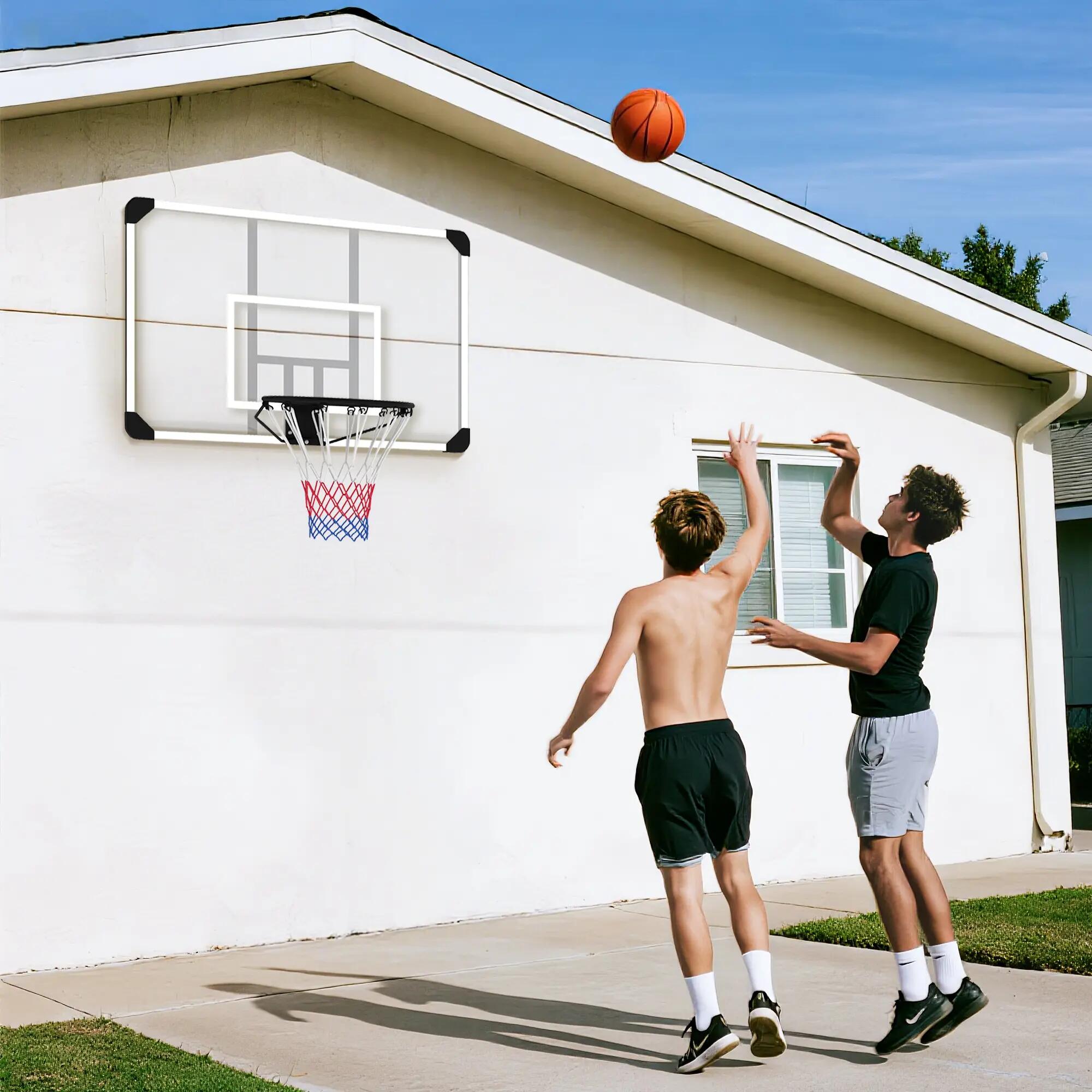 Panier de basket-ball, panneau incassable, hauteur réglable, utilisation 9/9