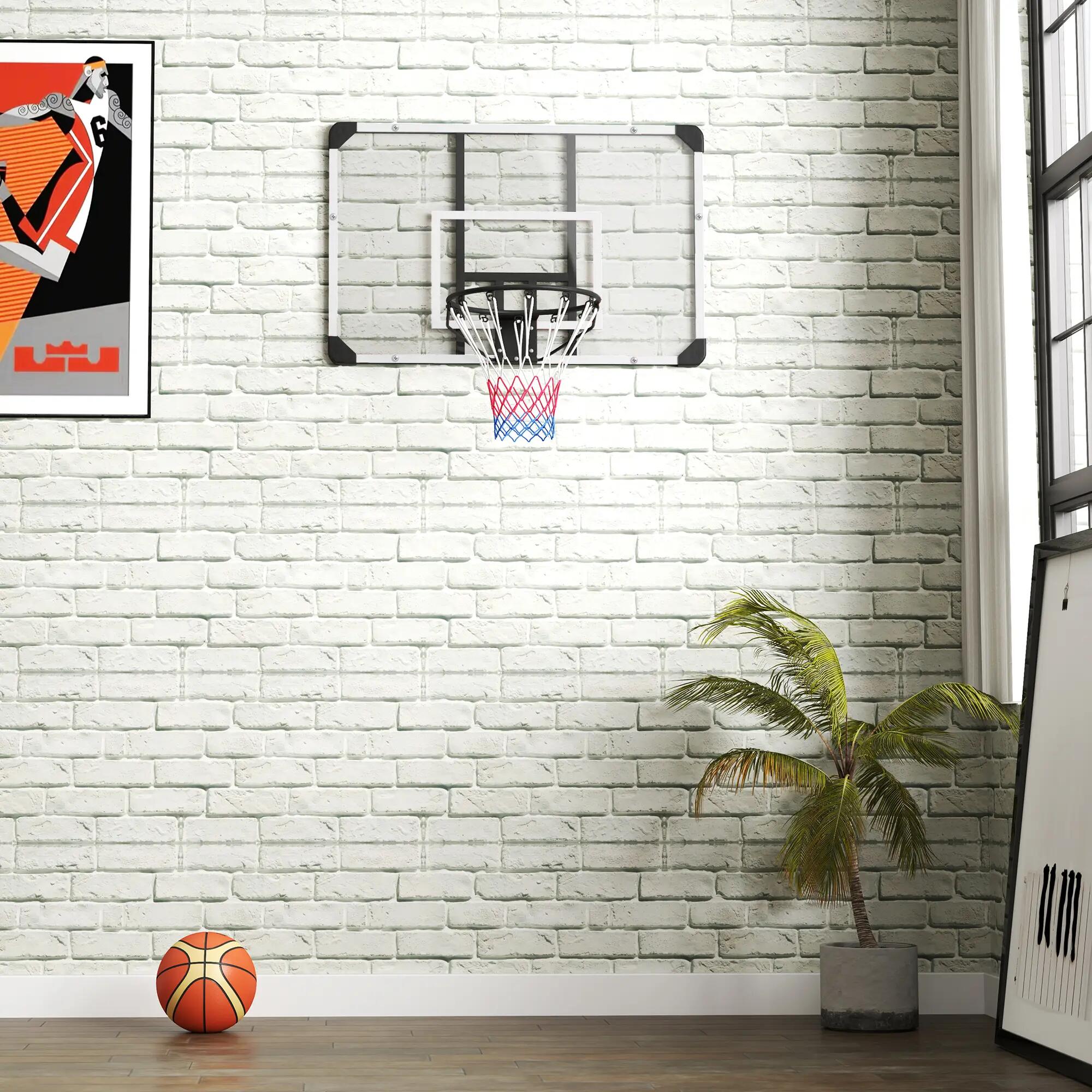 Panier de basket-ball, panneau incassable, hauteur réglable, utilisation 7/9
