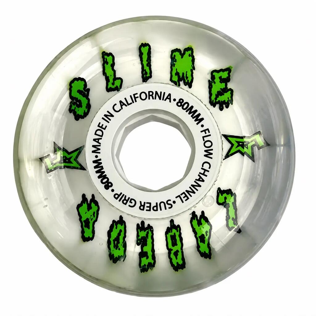 LABEDA Slime 80MM X-SOFT White бели колела за ролкови кънки на закрито – 1 бр.