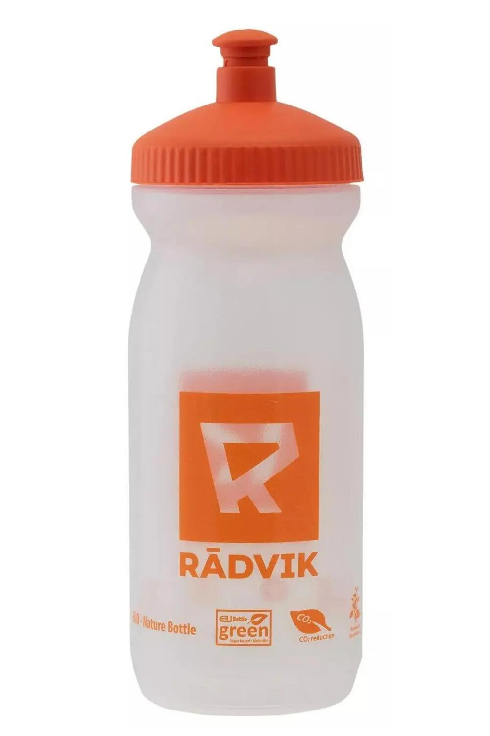 Bidon Radvik Bioflask 600 ml Transparent/Portocaliu