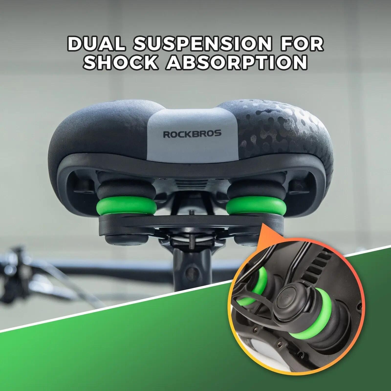 Selle de vélo ergonomique à double suspension 4/7