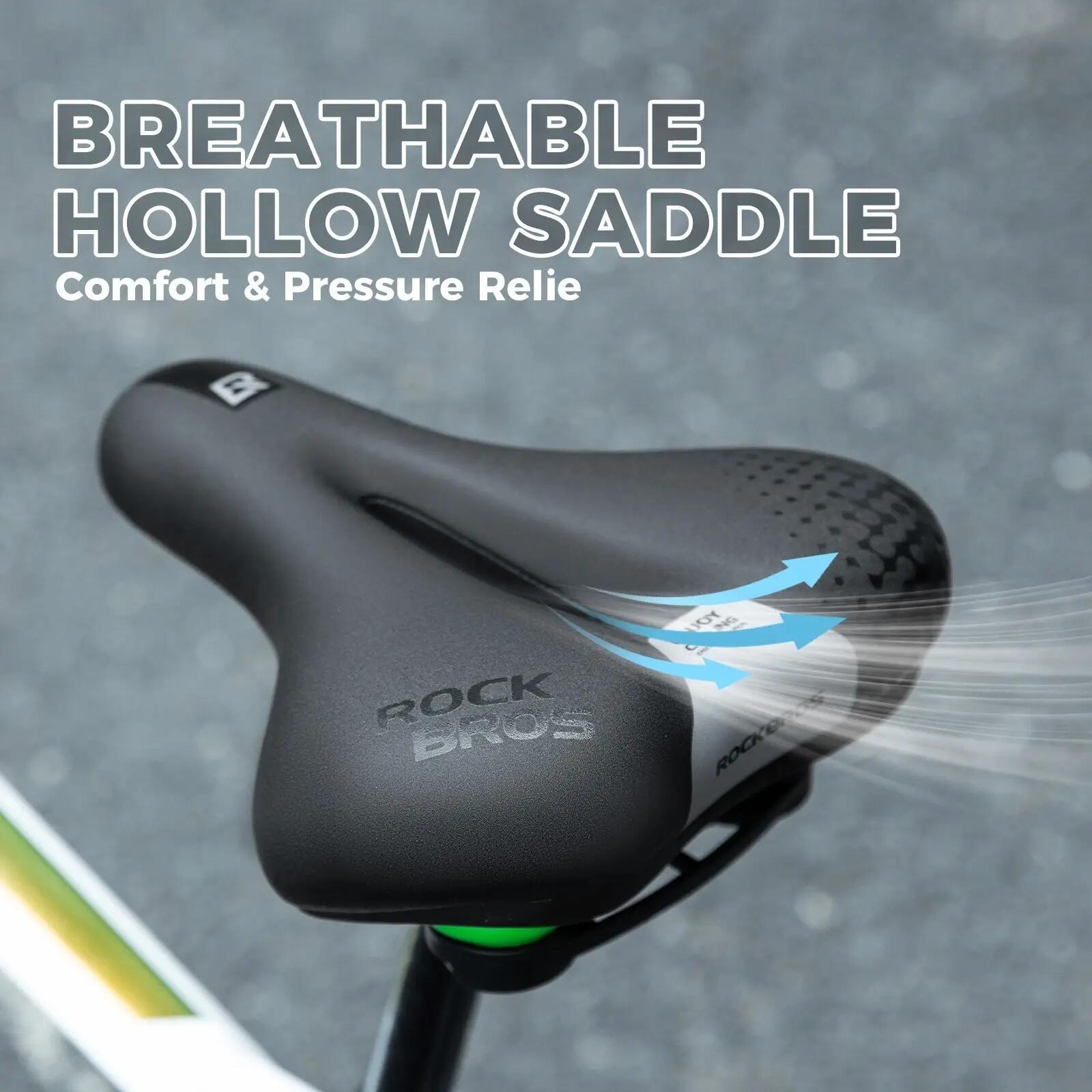 Selle de vélo ergonomique à double suspension 3/7