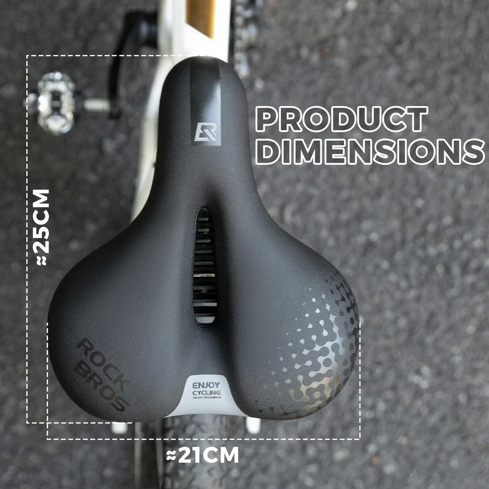 Selle de vélo ergonomique à double suspension 2/7