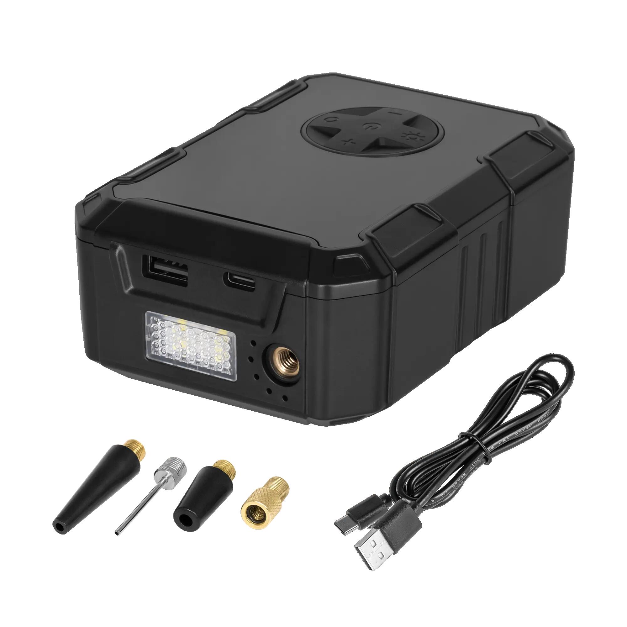 Kompresor akumulatorowy przenośny uniwersalny powerbank Rebel 5/6