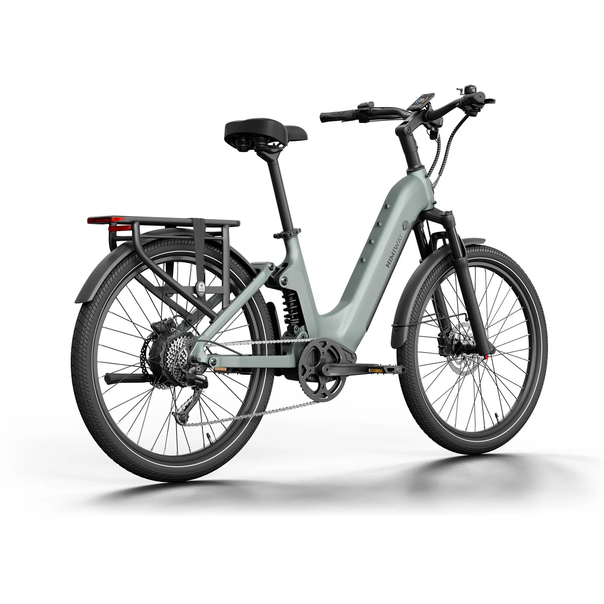 A7 Bicicleta eléctrica urbana con doble suspensión 48V 15Ah 70Nm 200kg 5/6