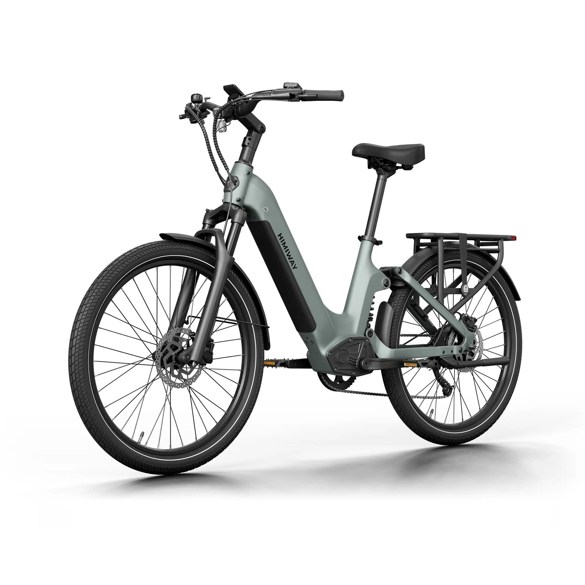 A7 Bicicleta eléctrica urbana con doble suspensión 48V 15Ah 70Nm 200kg 3/6