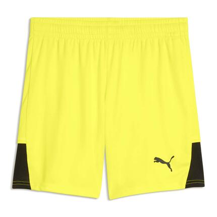 Short sport - football - respirant, recyclé - jaune fluo